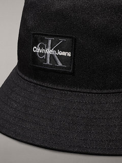 Luxusní Mono Logo Patch klobouk, Černá barva, OS