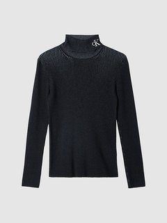 Žebrový Svetr Černá barva Ženy, Ženy, Ženy