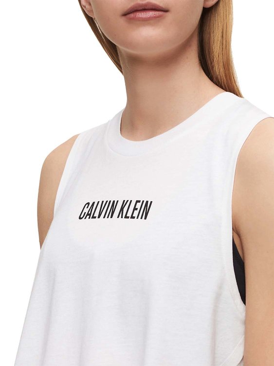 Luxusní Tílko Calvin Klein, Bílá barva, XS, S, M, L, XL