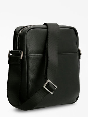 Módní Certosa crossbody, Černá barva, 2022