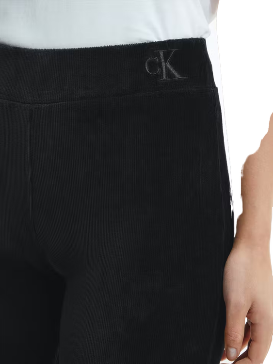 Módní Velvet tepláky, Černá barva, 2022