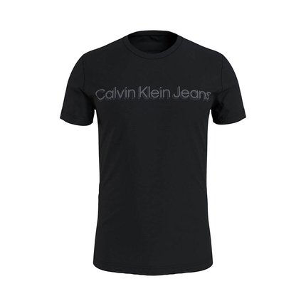 Monochrome Institutional tričko – Calvin Klein Jeans, Černá barva Muži