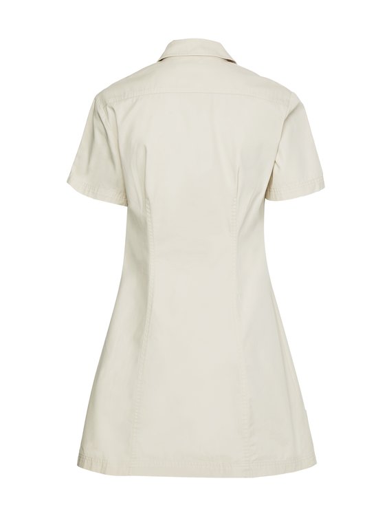 Calvin Klein Jeans – Badge šaty, Béžová barva 1