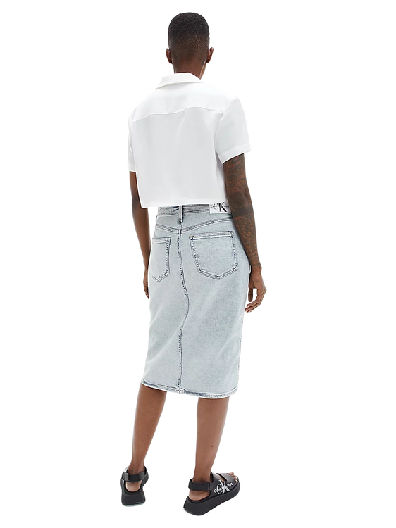 Módní Logo košile, Bílá barva, 2022