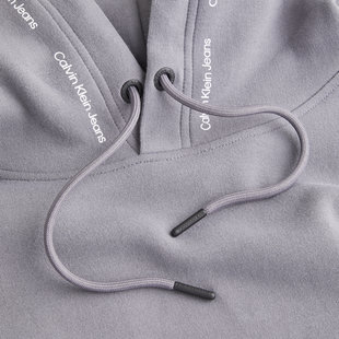 Calvin Klein Jeans – Repeat logo mikina, Šedá barva 2