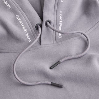 Calvin Klein Jeans – Repeat logo mikina, Šedá barva 2