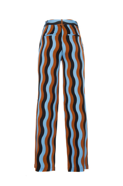 Emerald kalhoty – Nenette, Hnědá, Modrá, Multi barva Ženy