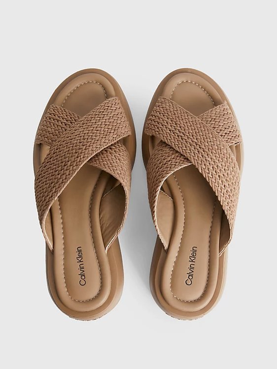 Bubble Slide pantofle Hnědá barva Ženy