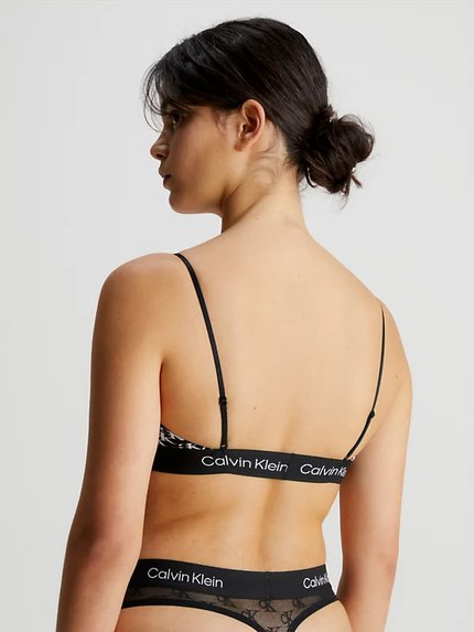 Módní 1996 Cotton braletka, Černá barva, 2023