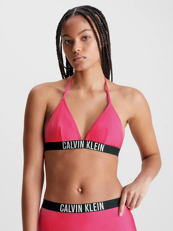 Intense Power plavky - Horní díl – Calvin Klein Swimwear, Růžová barva Ženy