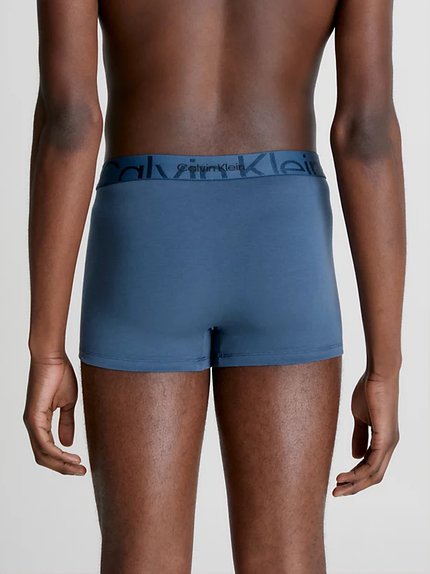 Módní Embossed boxery, Modrá barva, 2023