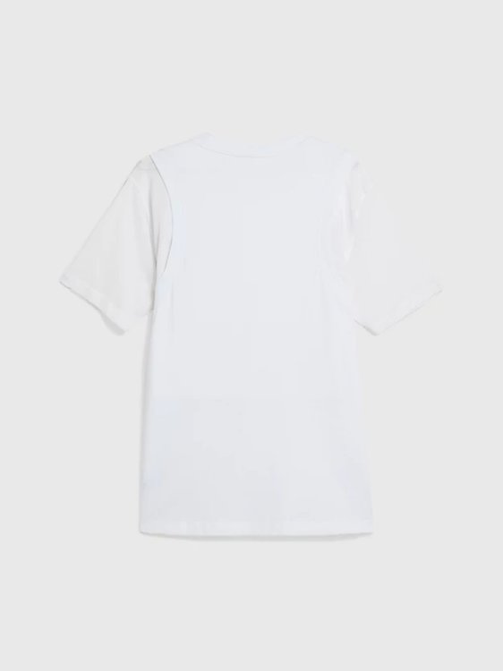 Mesh Double Layer triko Bílá barva Muži