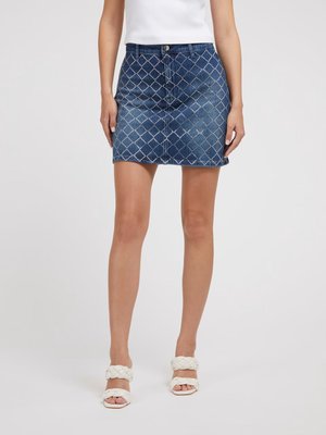 GUESS – Carlie sukně, Modrá barva