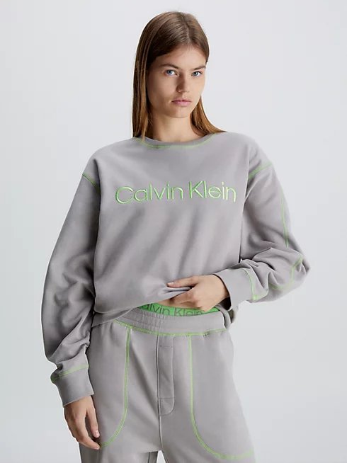 Calvin Klein Underwear – Future Shift mikina, Šedá barva