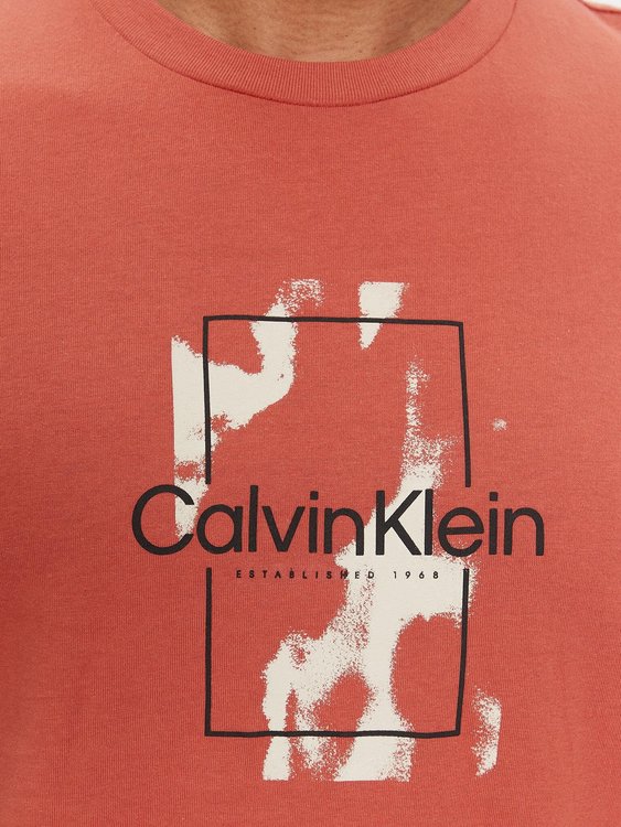 Luxusní Camo Logo triko, Oranžová barva, S, M, L, XL