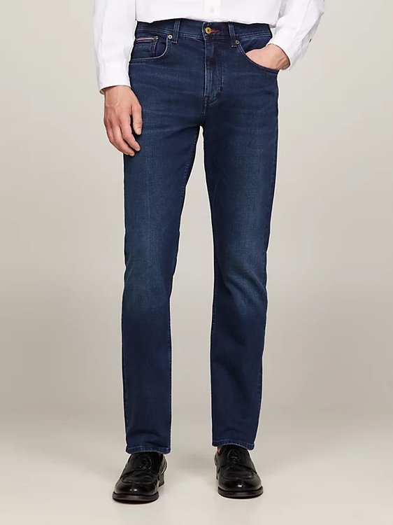 Tommy Hilfiger – Regular Mercer jeans, Modrá barva