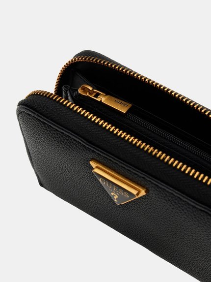 Módní Cosette střední peněženka, Černá barva, 2024