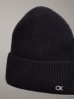 Luxusní CK Metal čepice, Černá barva, OS