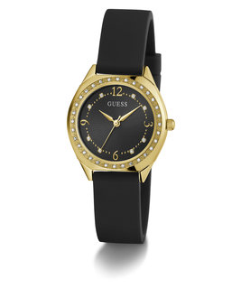 Charlotte hodinky Černá, Zlatá barva Ženy