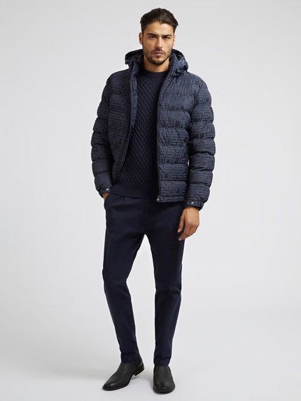 Módní Allover bunda, Černá barva, 2022