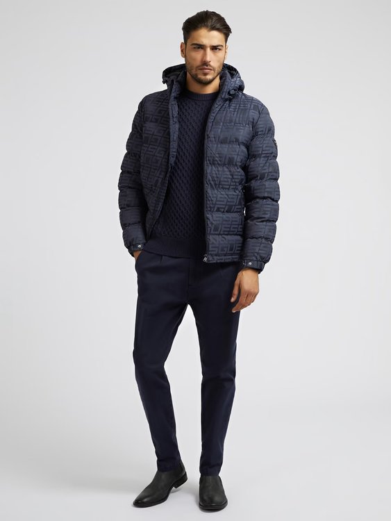 Módní Allover bunda, Černá barva, 2022