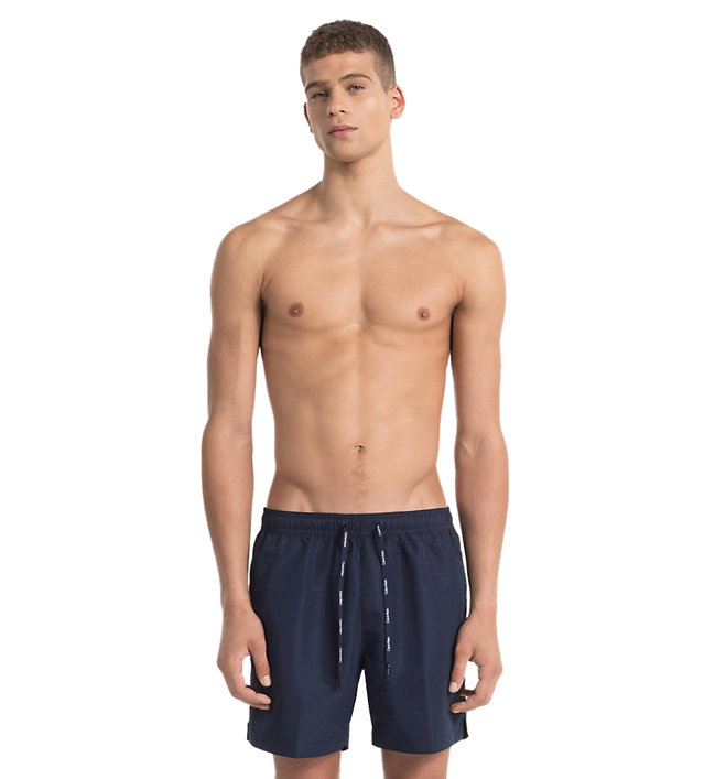 Calvin Klein Swimwear – Plavecké šortky Core Solids, Modrá barva