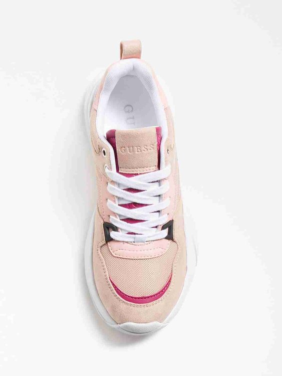 Bestie tenisky – Guess, Bílá, Růžová barva Ženy, Ženy, Ženy, Ženy, Ženy, Ženy 1