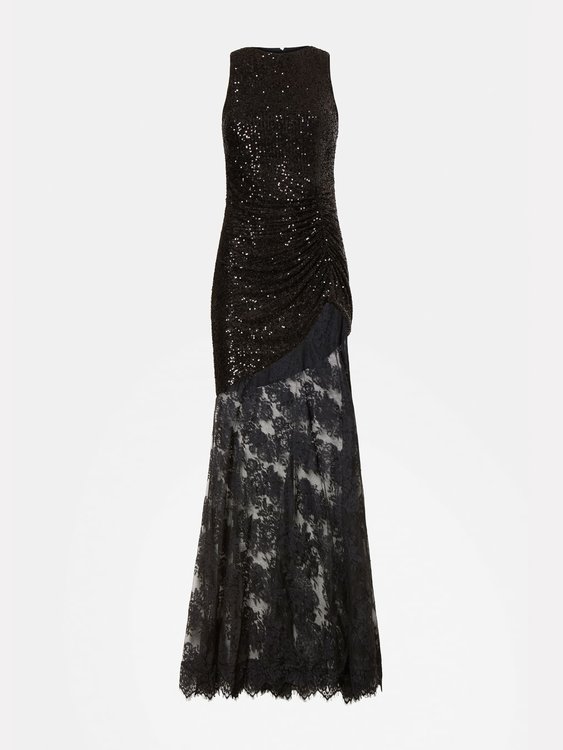 Luxusní Amber gown šaty, Černá barva, XS, S, M, L 1