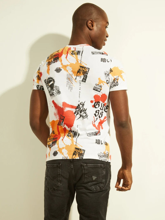 Luxusní Paint tričko, Bílá barva, XS, S, M, L, XL, XXL