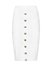 Pinko – Monogram sukně, Bílá barva