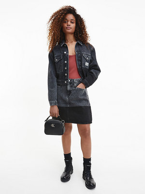 A-line utility sukně – Calvin Klein Jeans, Černá barva Ženy