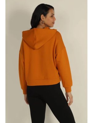 Zenovia mikina – Guess, Oranžová barva Ženy