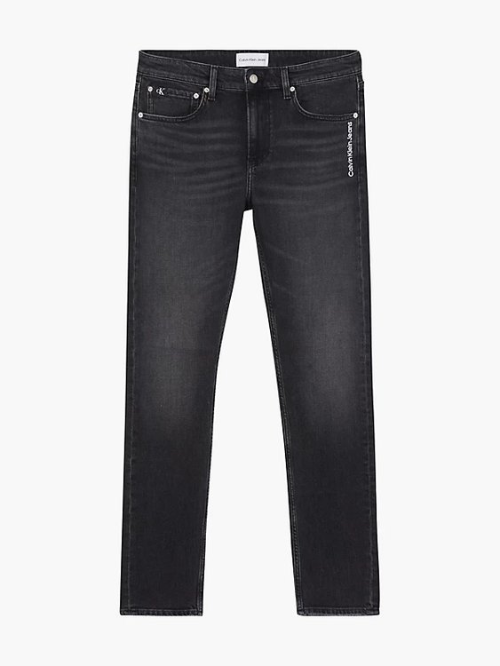 Slim Taper jeany Černá barva Muži