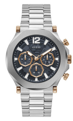 GW0539G1-Silver Tone HODINKY Muži