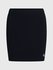 Slub Rib sukně Černá barva Ženy