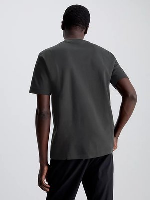 Micro Logo Interlock triko – Calvin Klein, Černá barva Muži