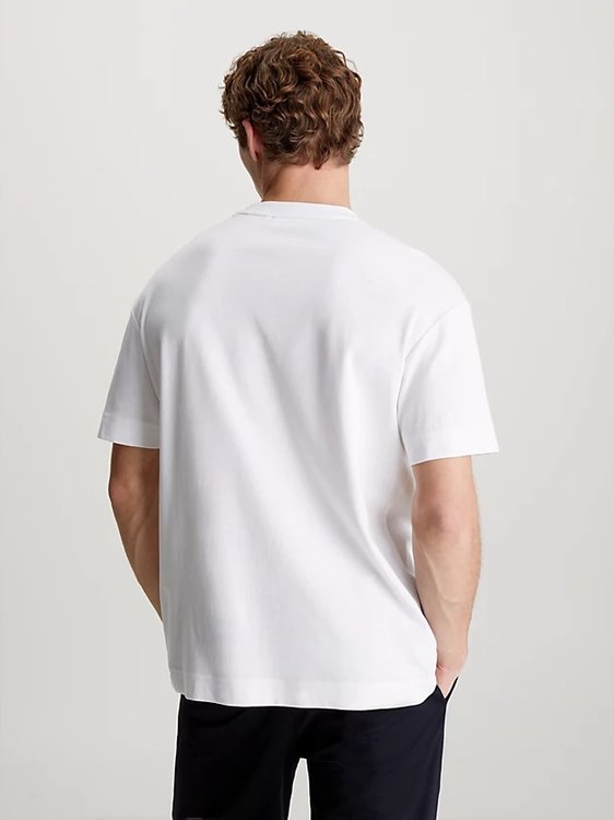 Nano Logo triko – Calvin Klein, Bílá barva Muži