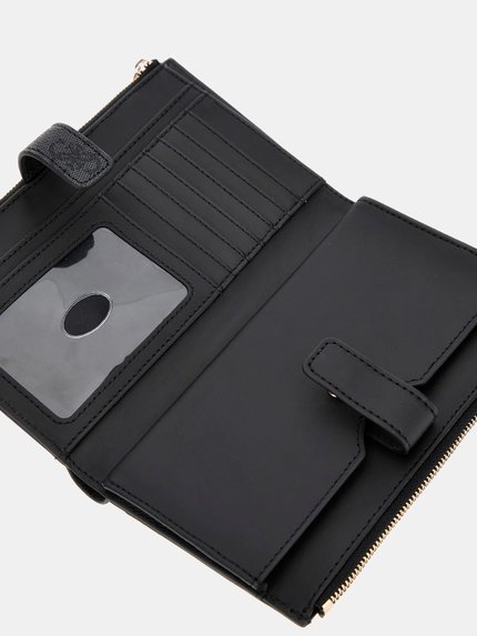 Módní Noreen střední peněženka, Černá barva, 2024