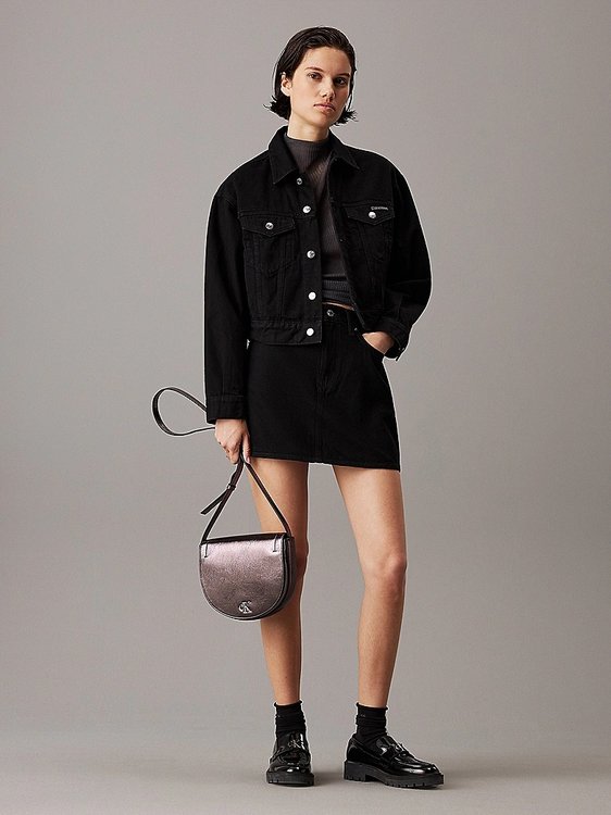 Minimal Monogr crossbody – Calvin Klein Jeans, Hnědá, Stříbrná, Vínová barva Ženy