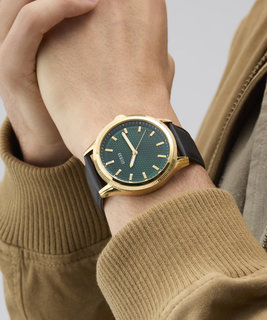 GUESS – Dex hodinky, Černá, Zlatá barva 1