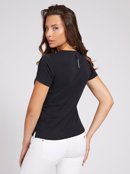 Módní Milena triko, Černá barva, 2021, 2020