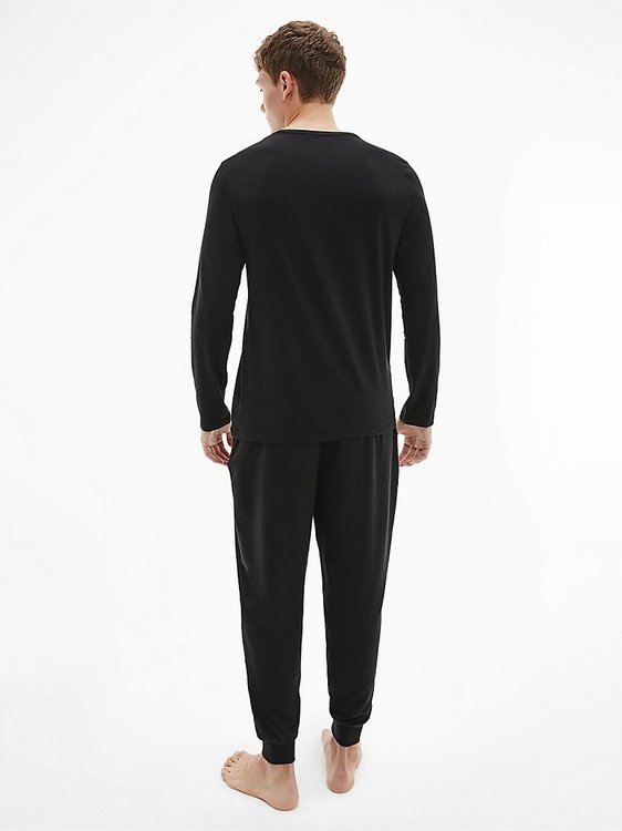 Módní CKU Triko na spaní, Černá barva, BASIC