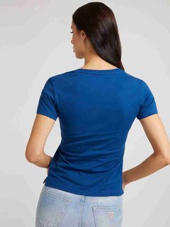 Guess, Modrá barva Icon tričko