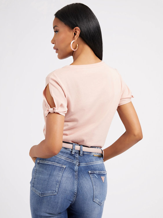 Módní Geeta tričko, Růžová barva, 2022