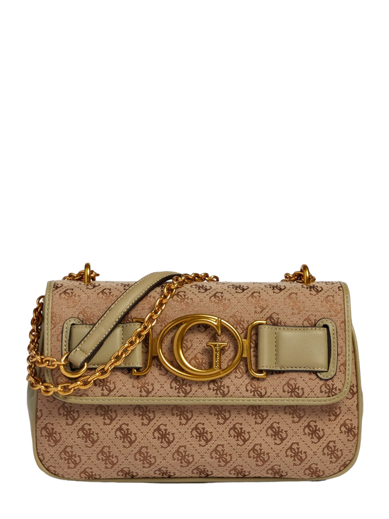 Guess – Aileen 4G crossbody, Hnědá barva