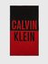 Calvin Klein Swimwear – Intense Power ručník, Černá, Červená barva
