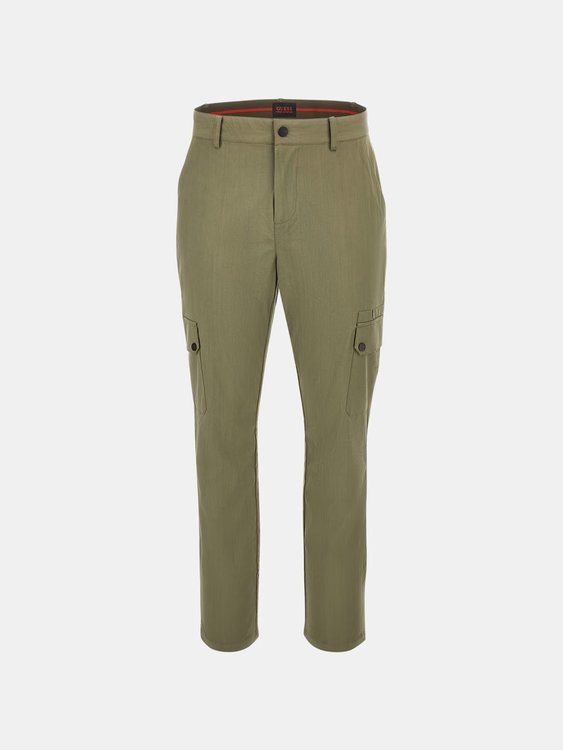 Luxusní Tech Cargo kalhoty, Khaki, Zelená barva, 32/2, 33/2, 34/2