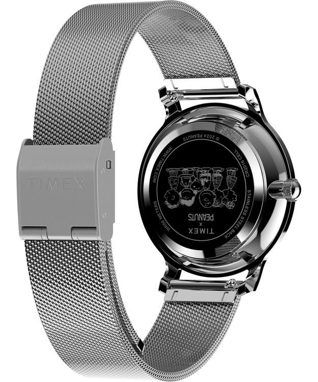 Módní Peanuts hodinky, Stříbrná barva, 2024