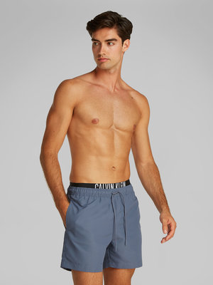 KM0KM01093-PCP plavky MEDIUM DOUBLE WB – Calvin Klein Swimwear Muži