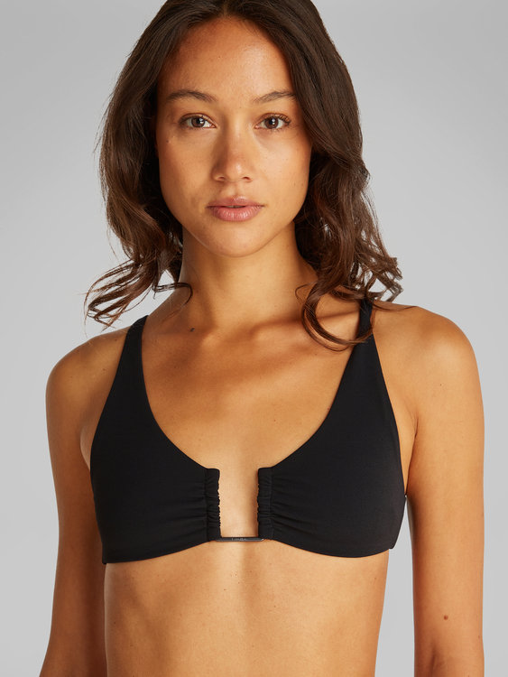 Luxusní KW0KW02807-BEH plavky LONGLINE TRIANGLE, XS, S, M, L, XL